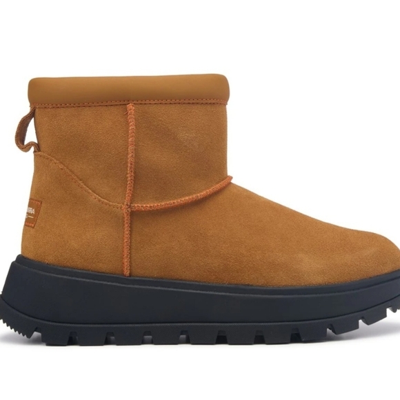 Size 8 - New Koolaburra By UGG Mini Hybrid Winter Boot Chestnut - Picture 2 of 16